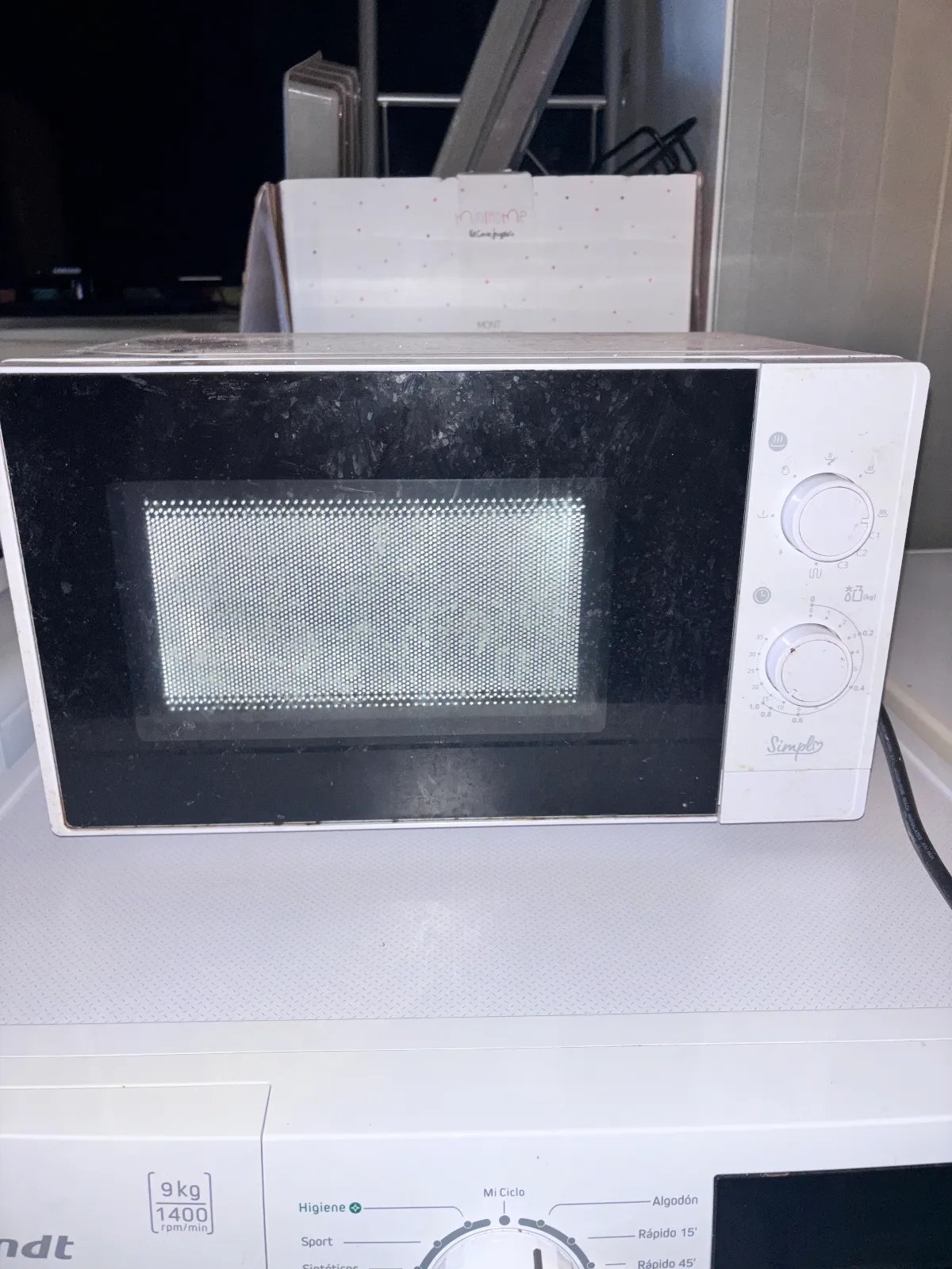 Microondas Con Grill Simple